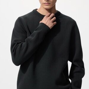Uniqlo Black Knit Crew Neck Sweater Men’s XL